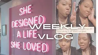 Weekly Vlog- Makeup, Trying Polish🇵🇱 Food,Learning to Knit 🧶, Failed Poetry Slam & Trying Oxyshred 