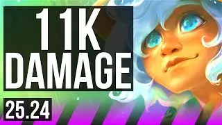 MILIO & Tristana vs NAMI & LeBlanc (SUP) | 11K damage | EUW Master | 25.24