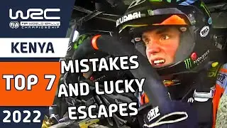 Top 7 WRC Rally Lucky Escapes and Close Calls from WRC Safari Rally Kenya 2022