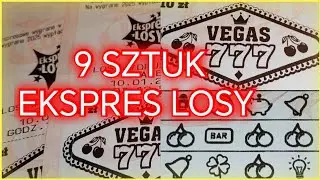 Ekspres Losy VEGAS 9 SZTUK Z WYGRANĄ