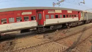 Back 2 Back trains at Kudalnagar railway station | 2 in 1
