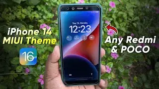 Install iPhone 14 MIUI Theme on Any Redmi & POCO Device | iOS 16 for MIUI🔥