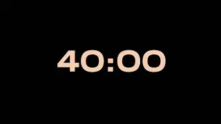 40 Minute Timer | Timecraft