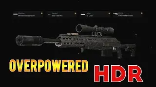 Warzone Best SNIPER LOADOUT OVERPOWERED HDR CLASS SETUP