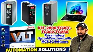 Danfoss: VLT2800/FC301-FC302/FC280 Series Drives Parameters Upload/Download Procedure.