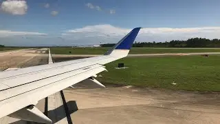 United Airlines ERJ-175 Takeoff From Panama City Florida | N154SY