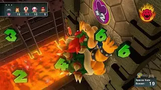Mario Party 10 - Donkey Kong vs Toad vs Toadette vs Mario vs Bowser - Chaos Castle