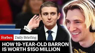 How 19-Year-Old Barron Trump Amassed A $150 Million Fortune | xQc Reacts