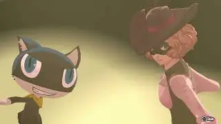 Persona 5 Royal Shido Fight, AI Only Party, with Kasumi as Protagonist Mod, part 1/2