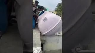 Fibre tank on top