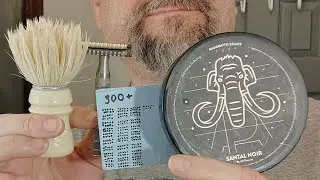 Just A Shave: Timeless SS .68 OC - Gillette Nacet (M) (610) - HoM Tusk Santal Noir - Semogue SOC Taj