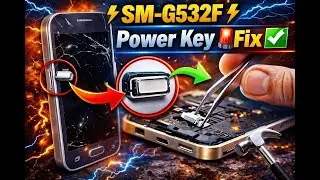 ⚡SM-G532F Power Key 🚨Fix!