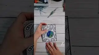 Spotlight Technique Using a Coloring Page #samanthadesigns #cardmaking