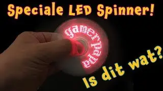 Speciale LED Spinner! Met plaatjes en tekst! Is dit wat?