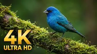 4K ULTRA HD Wildlife: Colorful Birds & Peaceful Landscapes | Relaxing Nature Meditation