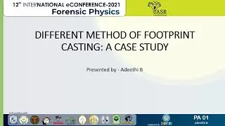 Different Method of Footprint Casting: A Case Study | Paper 1