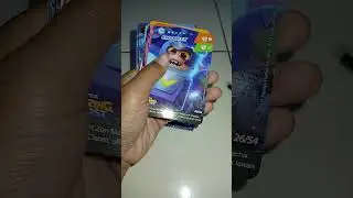 kartu monsta galaxy card pek blazing frost, no 1/9, kartu BoBoiBoy glacier