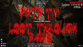 7DTD (Alpha 14.5) Looting Zombies through bars