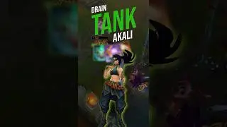 NEW drain tank build for Akali - Do damage and be tanky! #leagueoflegends #lolguides #loltips