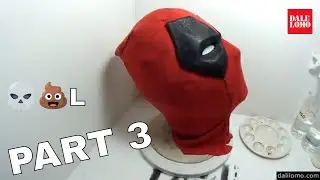 DIY Deadpool Fabric Mask Part 3