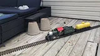 LGB 21232 2-4-0 with factory smoke and sound.