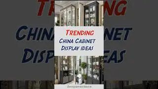 Trending China Cabinet Design Ideas for 2025 | Elegant, Modern & Vintage-Inspired Display Units #yt