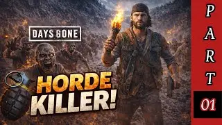 HORDE KILLER! 🔥 Massive Zombie Fight | Days Gone #gaming #daysgonegameplay #zombie #daysgone 