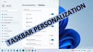 Customize Windows 11 Taskbar | Make Taskbar on Windows 11 as Windows 10