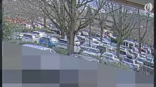 Surveillance video shows truck ramming Border Patrol car before Portland shooting