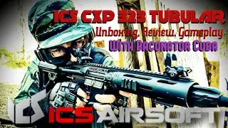 ICS CXP 323 Tubular Review- Airsoft Unboxing and Gameplay at PAC Airsoft