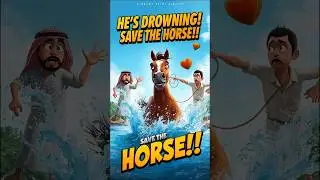 The Horse That Forgot It Can&rsquo;t Swim 😂🐴💦 #shorts #shortvideo #animation