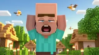 Minecraft Sleepy Villager Lost His Gold Chest 🏆 | Kids Songs & Nursery Rhymes for Toddlers