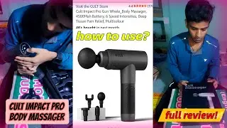 Cult Impact Pro Gun Whole_Body Massager, 4500Mah Battery, 6 speed ! How to use...
