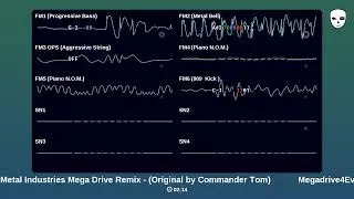Are am Eye - Metal Industries Mega Drive Remix - Deflemask (Original from Commander Tom)