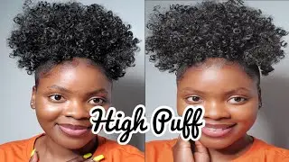 High Puff With Puffy Drawstring Hair