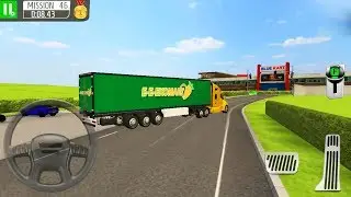 Delivery Truck Driver Simulator Refrigerator Truck - Android Gameplay