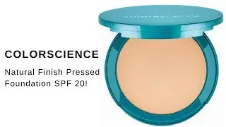 Review: Colorscience Natural Finish Pressed Foundation SPF 20!