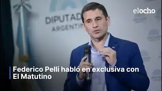FEDERICO PELLI HABLÓ EN EXCLUSIVA CON EL OCHO