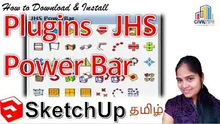 Tamil(தமிழ்)Sketchup Plugins JHS Powerbar/How to download and install in sketchup