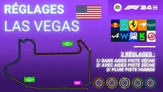 F1 24 - RÉGLAGES LAS VEGAS