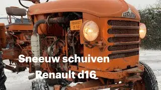 Renault D16 Sneeuw schuiven