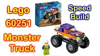 Lego 60251 City  Monster Truck Unbox and Speed Build
