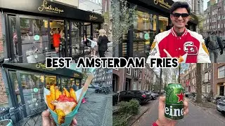 Indian Food Blogger Tries Dutch Fries! Baba KaranVeeR Visits Iconic Frietboutique, Amsterdam