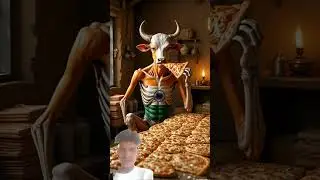 Indian Cow V/S Pakistani Elephant Pizza Eating Competition 🍕😱।। #shorts​ #indian​ #cow​ #Ai#_viral