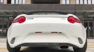 Miata ND lightweight muffler with oval tips