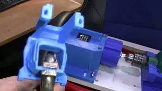 Shredder for plastic parts. Metal Keyway Test Much better positive but still fails