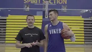 Training With The Vikes: Basketball