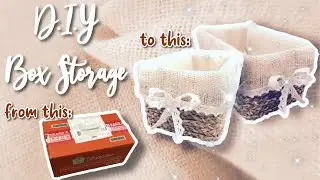 DIY ROOM DECOR | Box storage dari kardus