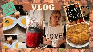 VLOG:Νέο Blender-Η Πρώτη Κολοκυθόσουπα του Φθινοπώρου-Εύκολη Νόστιμη Μηλόπιτα-Fall Series