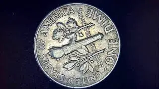 1966 ROOSEVELT DIME Doubled Die Reverse